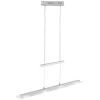 LED-hængelampe Tenso, nikkel, 64 cm, metal, CCT, dæmper