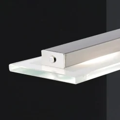 LED-hængelampe Tenso, nikkel, 64 cm, metal, CCT, dæmper