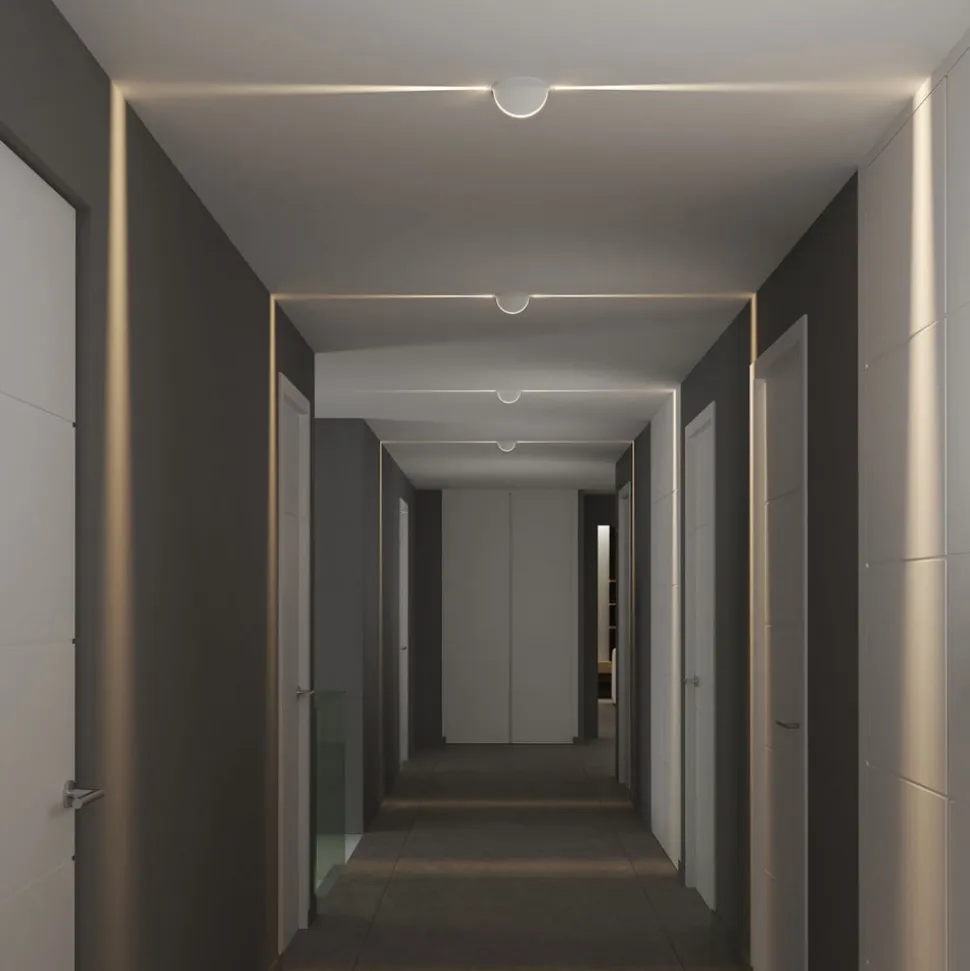 LED-indbygningsloftlampe Spectra Recessed, IP54