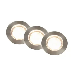 LED-indbygningsspot 3916032 IP67 12 V 3-delt startsæt Ø 4,5 cm potte