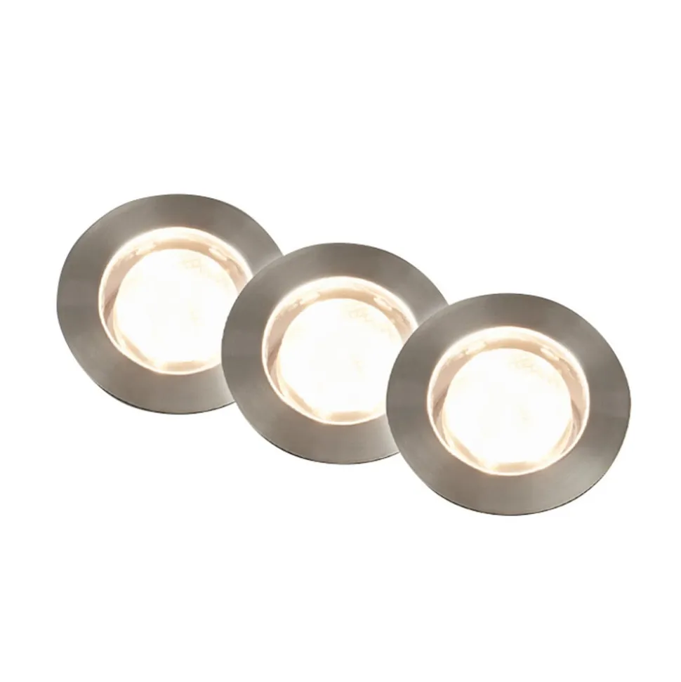 LED-indbygningsspot 3916032 IP67 12 V 3-delt startsæt Ø 4,5 cm potte