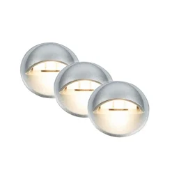 LED-indbygningsspot 3922034, IP65, 12 V, startsæt med 3, Ø 3,5 cm