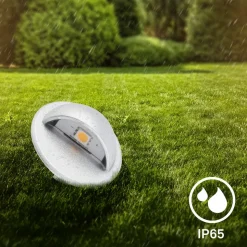 LED-indbygningsspot 3922034, IP65, 12 V, startsæt med 3, Ø 3,5 cm