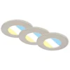 LED-indbygningsspot 7598 3sæt CTS nikkel mat