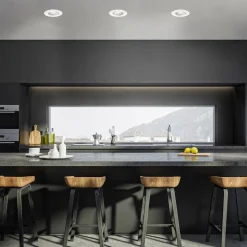LED-indbygningsspot 7602 3sæt IP65 3.000 K hvid