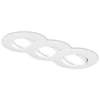 LED-indbygningsspot 7597 3sæt IP65 4.000 K hvid