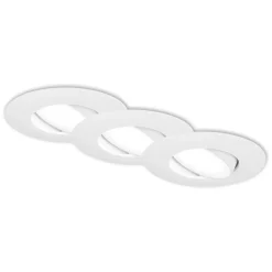 LED-indbygningsspot 7597 3sæt IP65 4.000 K hvid