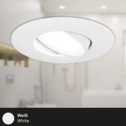 LED-indbygningsspot 7597 3sæt IP65 4.000 K hvid