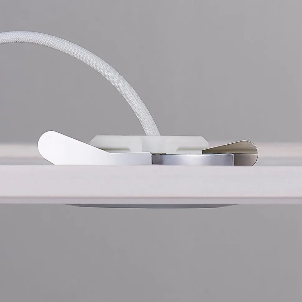 LED-indbygningsspot Andrej, rund, aluminium, sæt med 3 stk