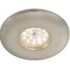 LED-indbygningsspot Attach One, mat nikkel, IP65