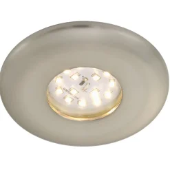 LED-indbygningsspot Attach One, mat nikkel, IP65