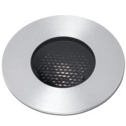 LED-indbygningsspot Grund, nikkel, Ø 9 cm, aluminium/stål