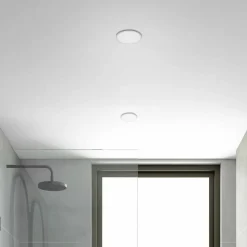 LED-indbygningsspot Plat, hvid, sæt af 3, 3.000 K