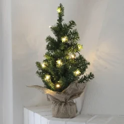 LED-juletræ Tre med jute-taske