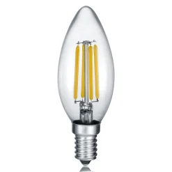 LED-kerte E14 4 W filament 2.700 K kontaktdæmper
