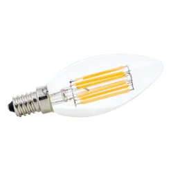 LED-kertepære E14 5 W Filament klar 827 kan dæmpes