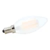 LED-kertepære E14 5 W mat 827 kan dæmpes