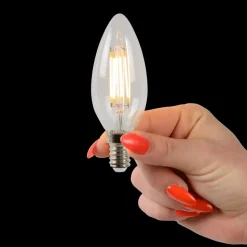 LED-kertepære E14 4W 2700K dæmpbar sæt med 4 stk