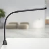 LED-klemmelampe MAULpirro, sort, 37 cm, dæmpbar