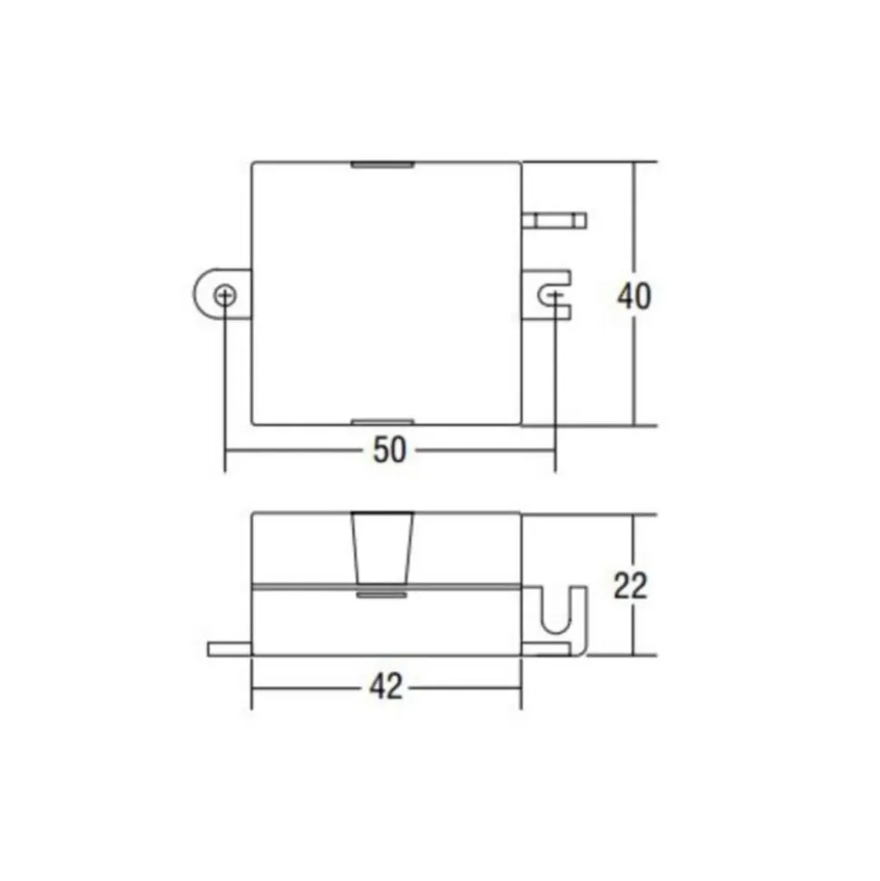 LED-konverter, 6 W, 250mA CC, 230VAC til 2-23VDC