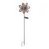 LED-lampe med jordspyd 36571, blomst, vindspil, metal