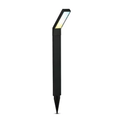 LED-lampe med jordspyd 3796015, sort, plast, CCT