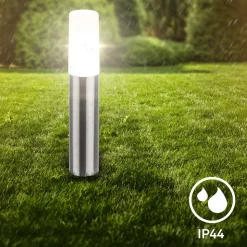 LED-lampe med jordspyd 3925032 12V 3x-startersæt stål Ø 4 cm