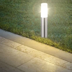 LED-lampe med jordspyd 3926032 12V 3x-udvidelse Stål Ø 4cm