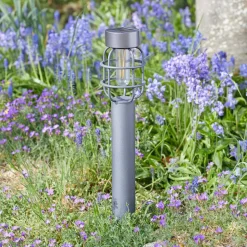 LED-lampe med jordspyd Anglia, 2 stk., antracit, IP44