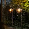 LED-lampe med jordspyd Osman, 2 stk. sæt, IP44