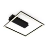 LED-loftlampe 3771 i rammeform, sort