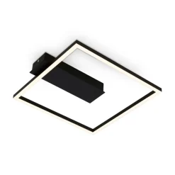 LED-loftlampe 3771 i rammeform, sort