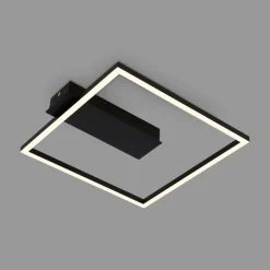 LED-loftlampe 3771 i rammeform, sort