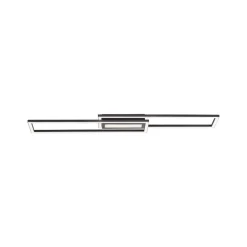 LED-loftlampe Asmin, CCT, sort, 95x17,5cm