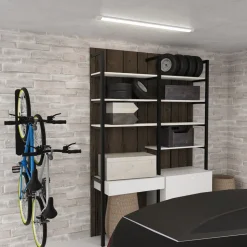 LED-loftlampe Batten, længde 90 cm, aluminium, hvid, 4.000 K