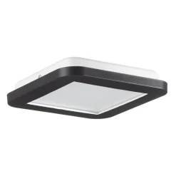 LED-loftlampe Camillus, kvadratisk, 17 cm