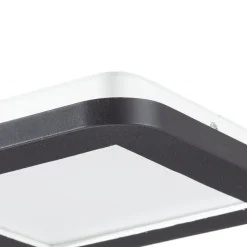 LED-loftlampe Camillus, kvadratisk, 17 cm
