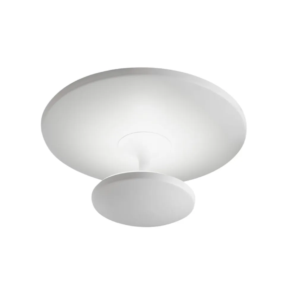 LED-loftlampe Conrad, hvid, Ø 50 cm, metal, dæmpbar