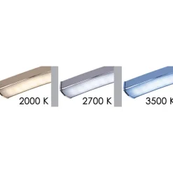 LED-loftlampe Cross tunable white, 5 lys, krom