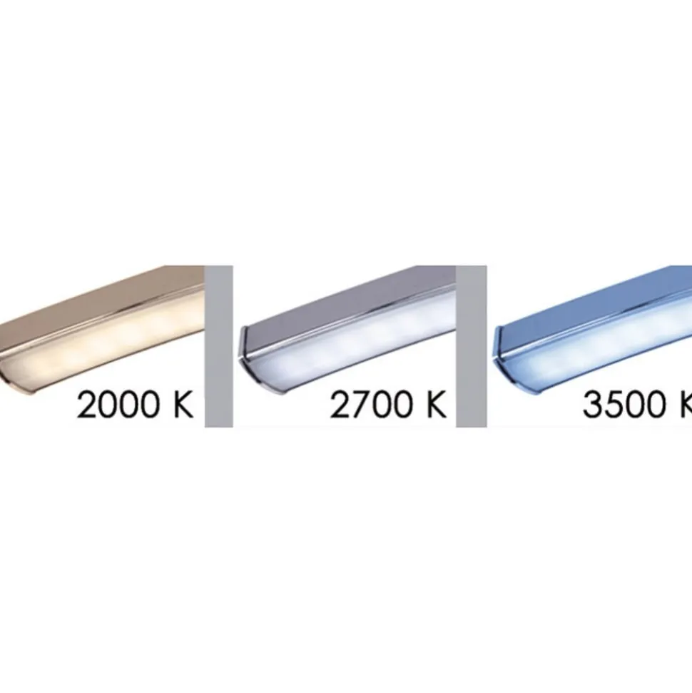 LED-loftlampe Cross tunable white, 5 lys, krom