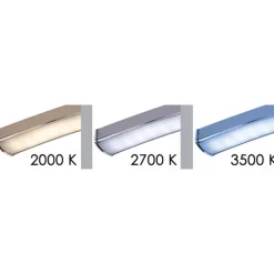 LED-loftlampe Cross tunable white, 5 lys, krom