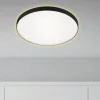 LED-loftlampe Flet med baggrundsbelysning, Ø 35,5 cm