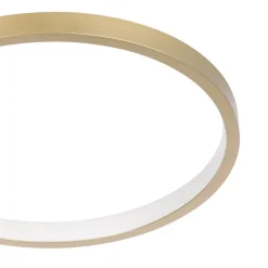 LED-loftlampe Gafares, guld, aluminium, 41 cm fjernbetjening CCT