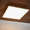 LED-loftlampe Henni, IP65, sensor, 30x30 cm, antracit