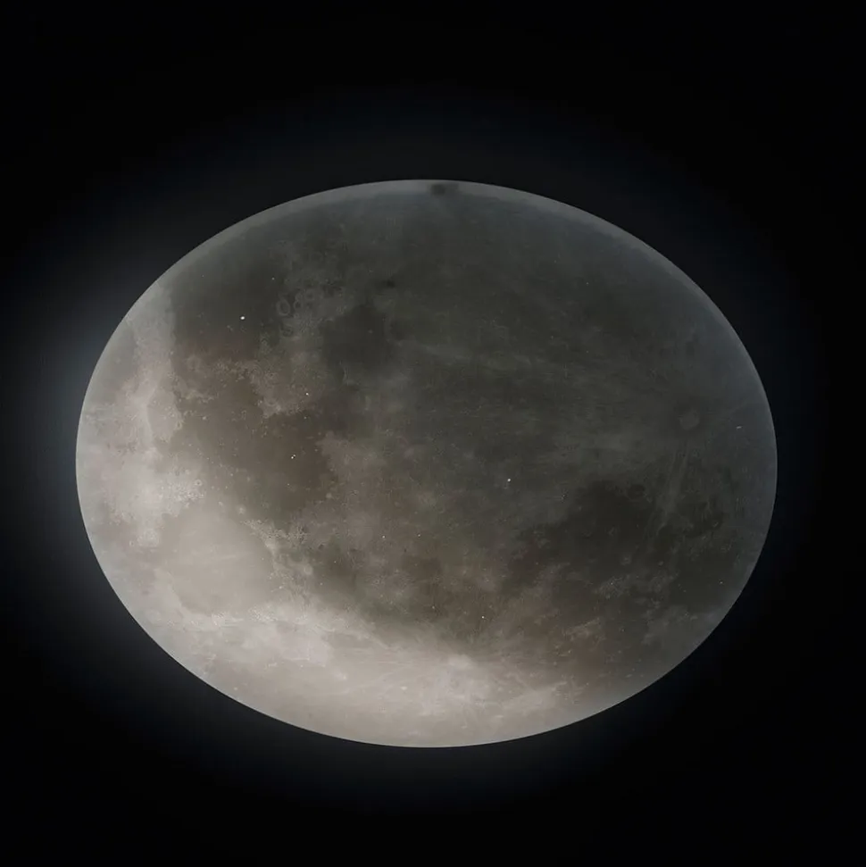 LED-loftlampe Lunar med fjernbetjening 60cm