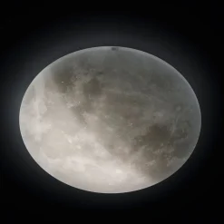 LED-loftlampe Lunar med fjernbetjening 60cm