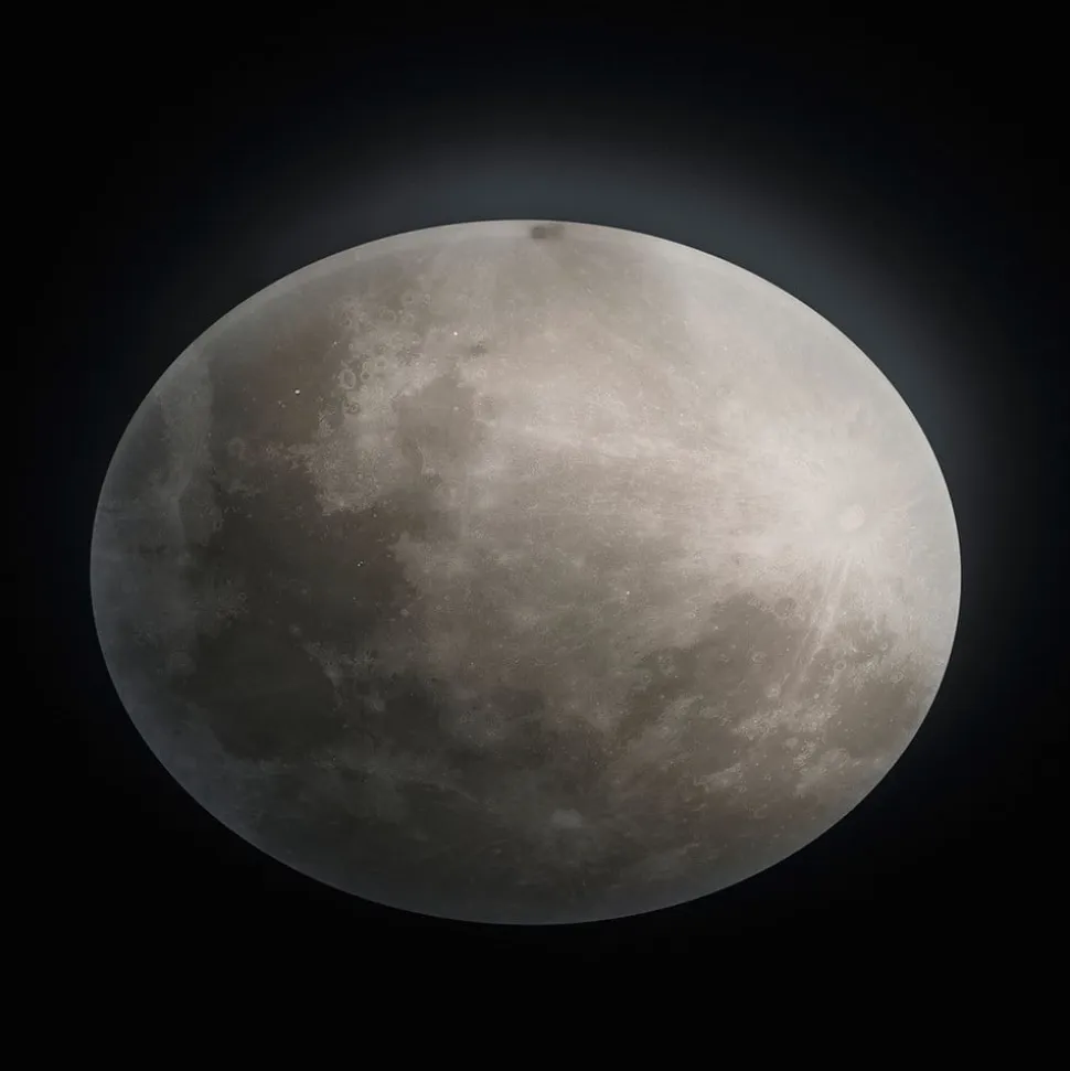 LED-loftlampe Lunar med fjernbetjening 60cm
