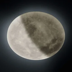 LED-loftlampe Lunar med fjernbetjening 40cm