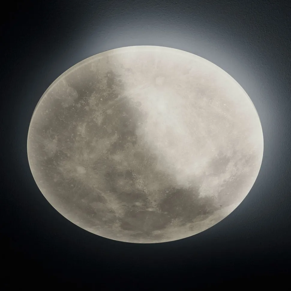 LED-loftlampe Lunar med fjernbetjening 40cm