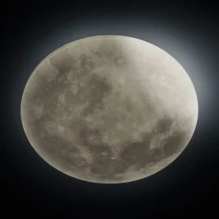 LED-loftlampe Lunar med fjernbetjening 40cm